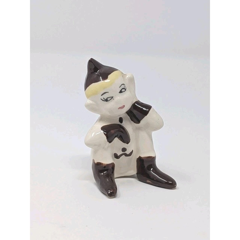Vintage Ceramic Pixie Elf Figurine